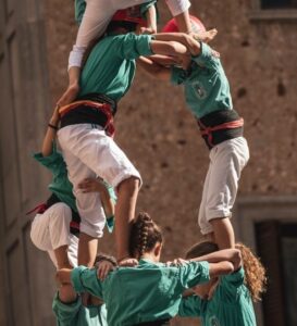 human tower