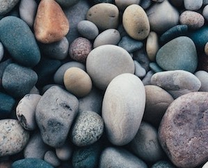 Stones remind us to connect with the earth.